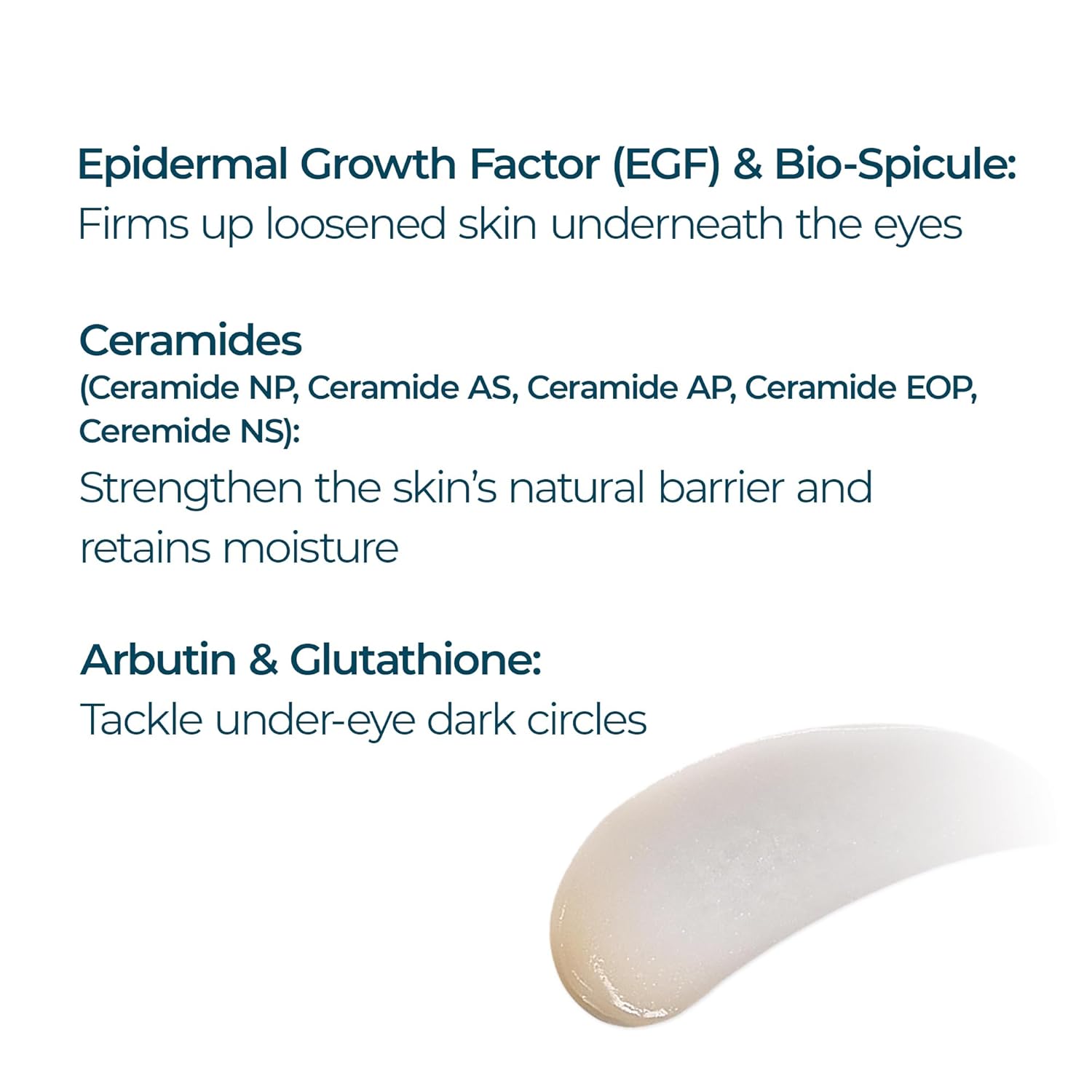 Eyephalt Eyebag Cream for Puffiness, Dark Circles & Fine Lines, Wrinkle, EGF Anti-Aging Under Eye Moisturizer with Niacinamide&Ceramide 10 ml (7846121472047)