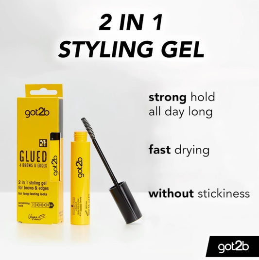GLUED 4 BROWS & EDGES 2IN1 GEL (7966412603439)
