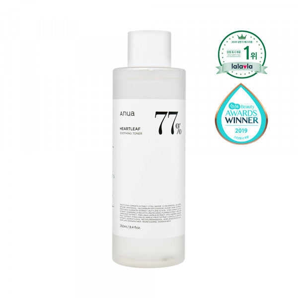 HEARTLEAF 77% soothing toner 250ml (7353445154863)