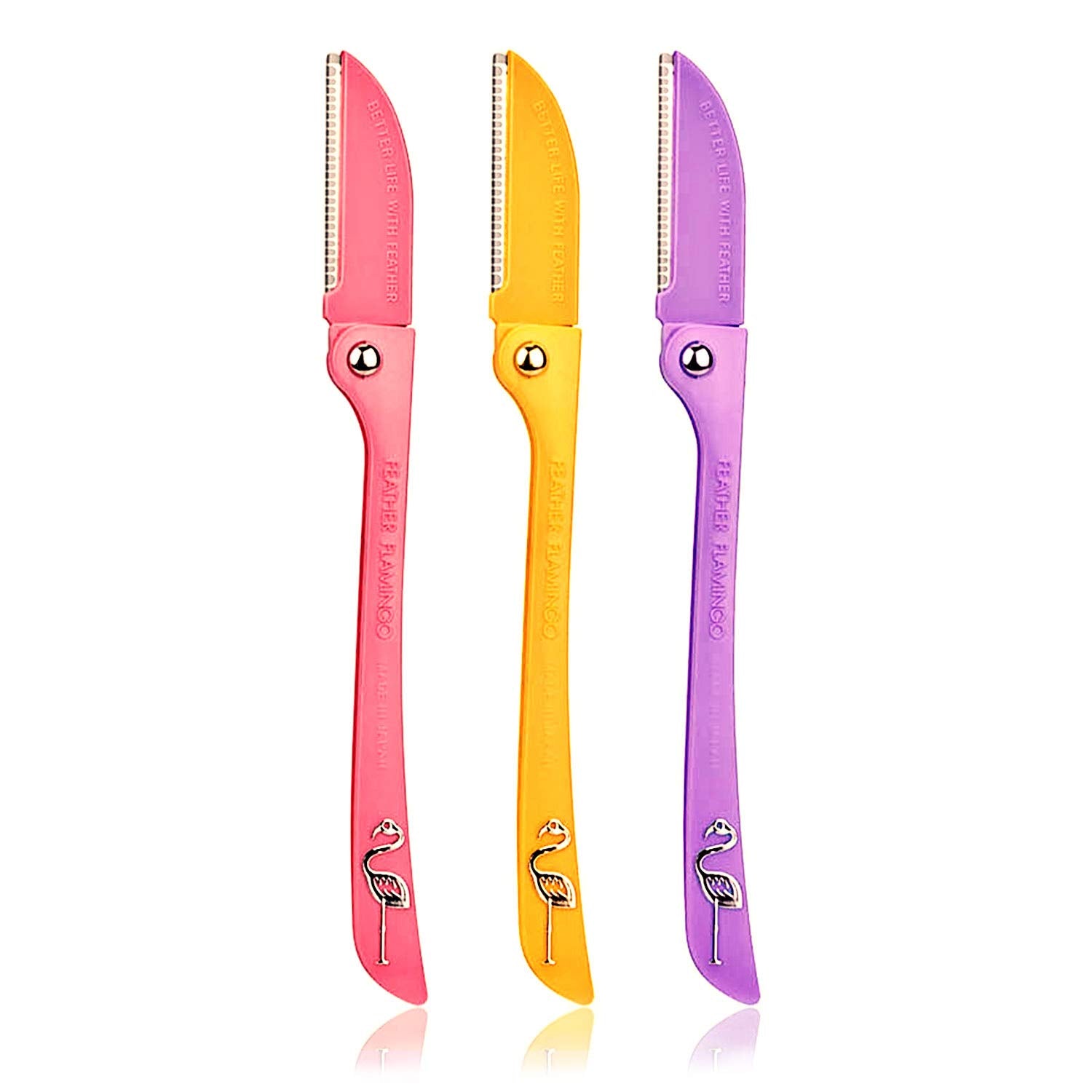 Feather Flamingo Facial Touch -Up Razor (4751659696175)