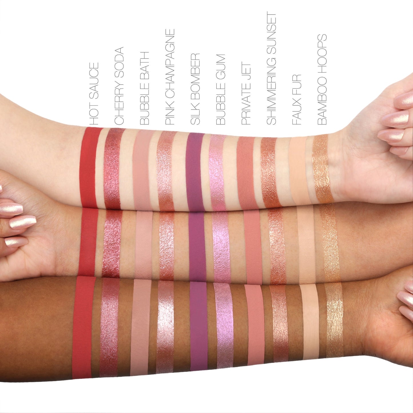 Huda Beauty Matte and Metal Melted Double Ended Liquid Eyeshadows (6875557330991)