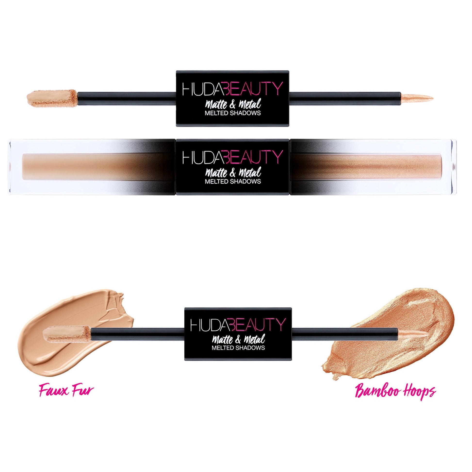 Huda Beauty Matte and Metal Melted Double Ended Liquid Eyeshadows (6875557330991)