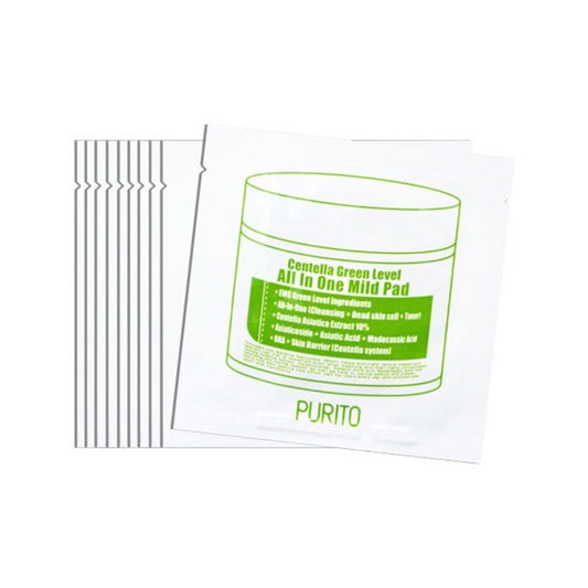 PURITO Centella Green Level All in One Mild Pad 4.5mL (7086945009711)