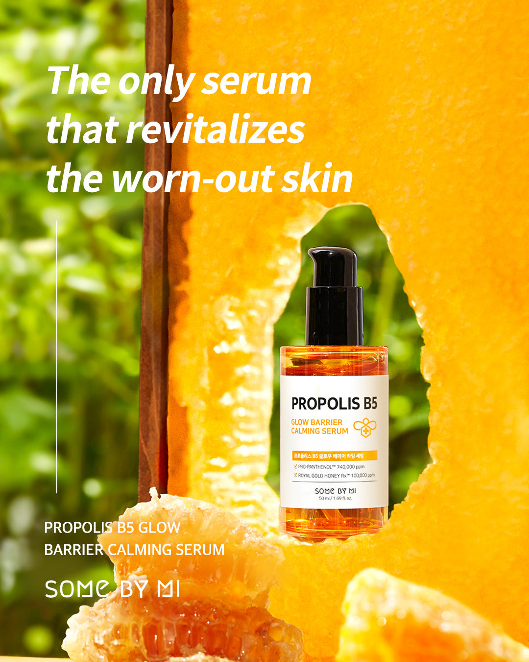 Some By Mi Propolis B5 Glow Barrier Calming Serum 50mL (7167198887983)