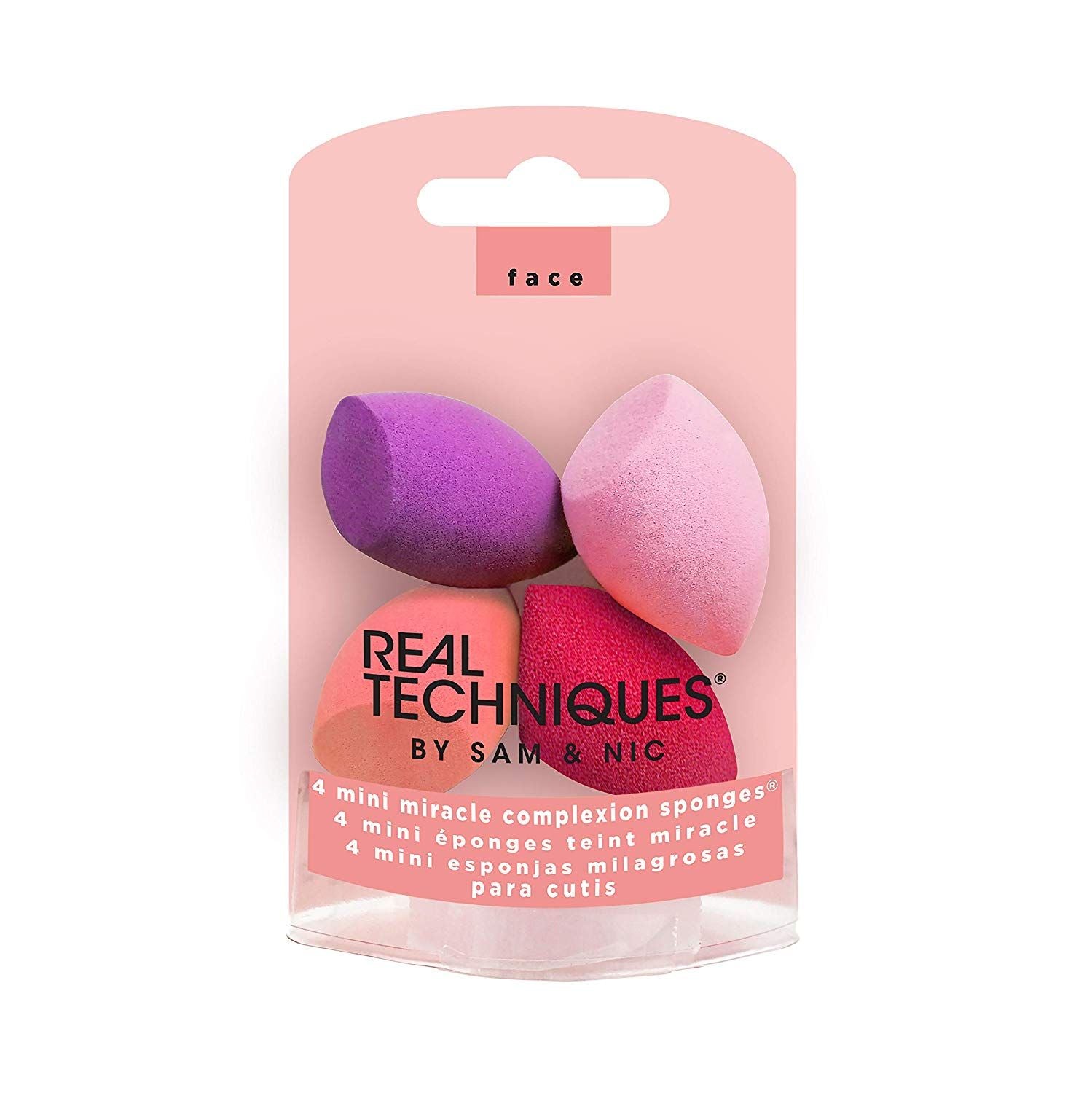 Real Techniques 4 Mini Miracle Complexion Sponges (4761686769711)