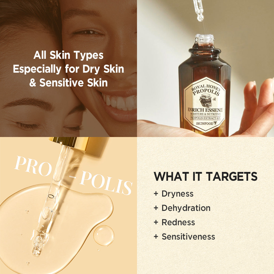 Skinfood Royal Honey Propolis Enrich Essence 50mL (7167071191087)