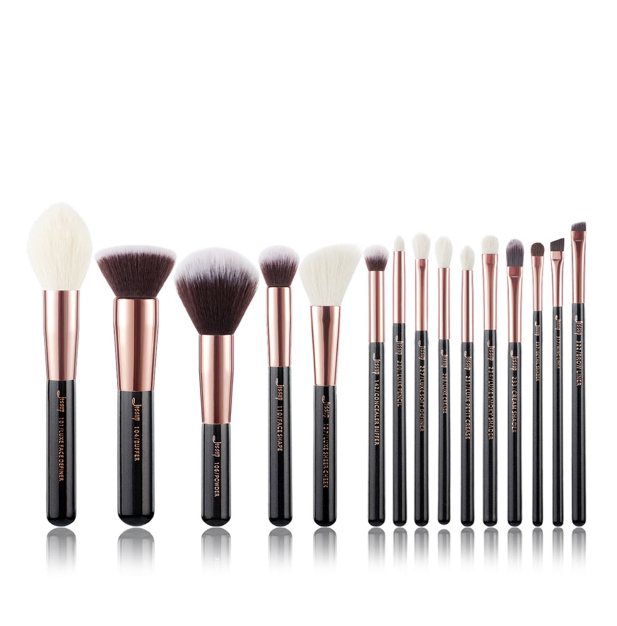 JESSUP BRUSHES SET- ESSENTIAL 15 PCS (4863244927023)