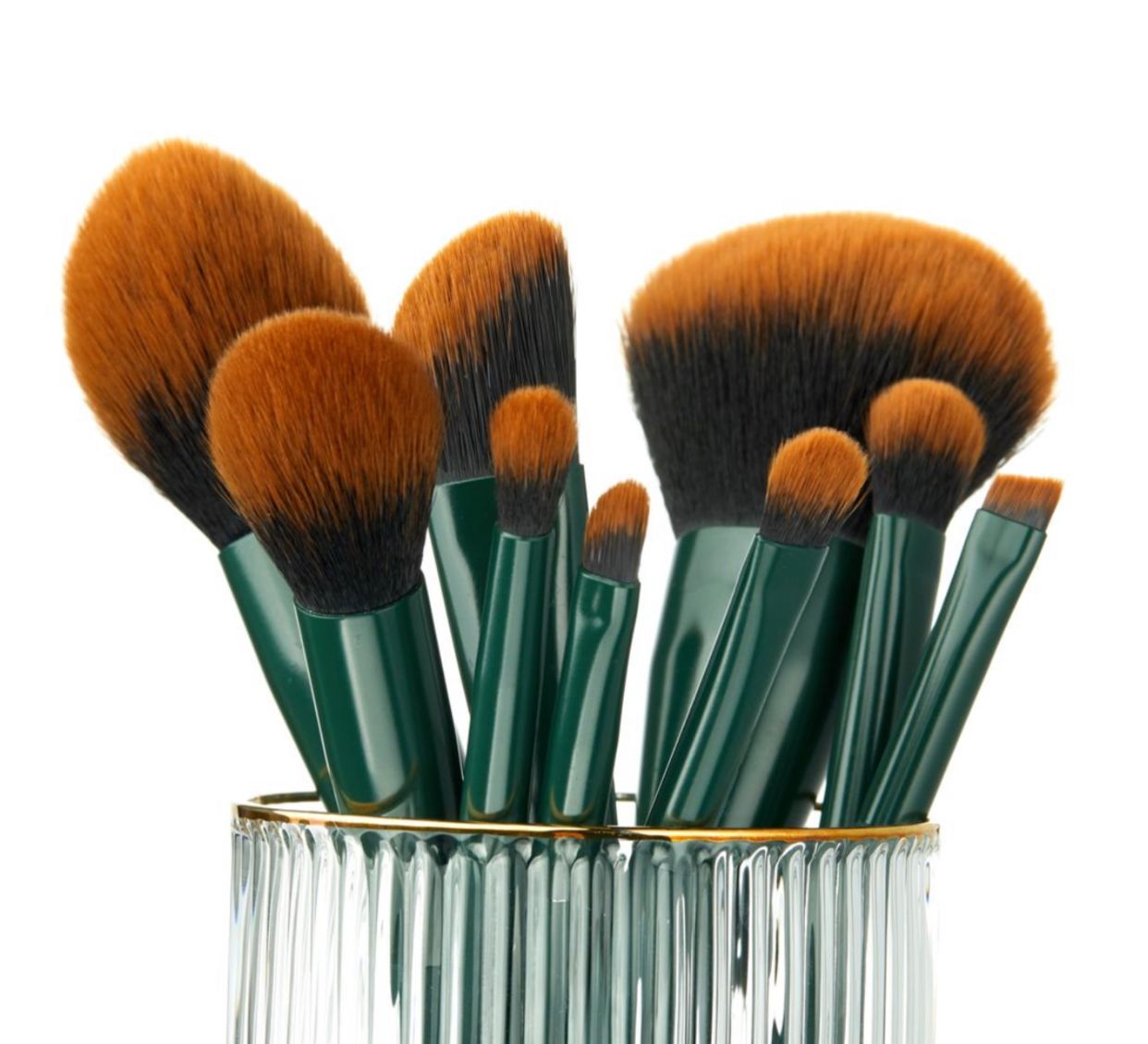 JESSUP T268 - 9pcs Trekking Green Basic Brush Set (6755594764335)