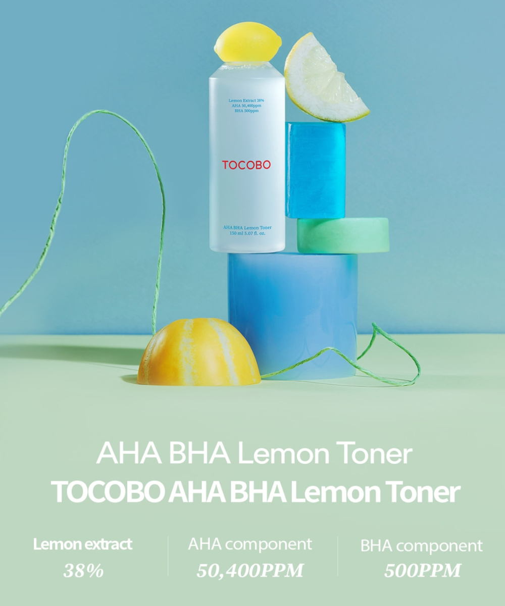 TOCOBO AHA BHA Lemon Toner 150mL (7167079677999)