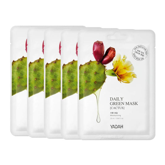 Yadah Daily Green Mask ,Moisturizing Mask (4766631624751)