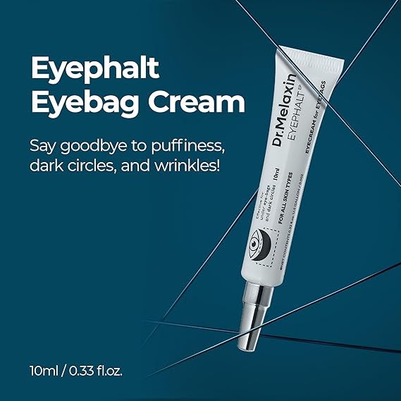 Eyephalt Eyebag Cream for Puffiness, Dark Circles & Fine Lines, Wrinkle, EGF Anti-Aging Under Eye Moisturizer with Niacinamide&Ceramide 10 ml (7846121472047)