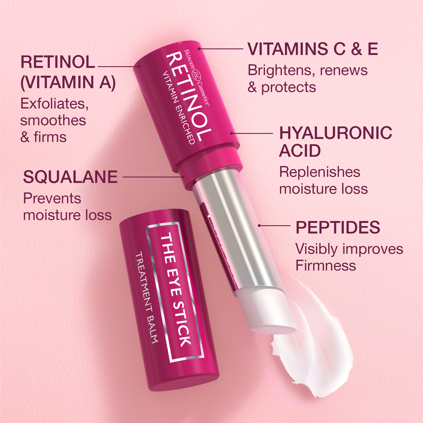 Hydrating Eye Stick Balm for Fine Lines and Smoother Skin (7623237992495)