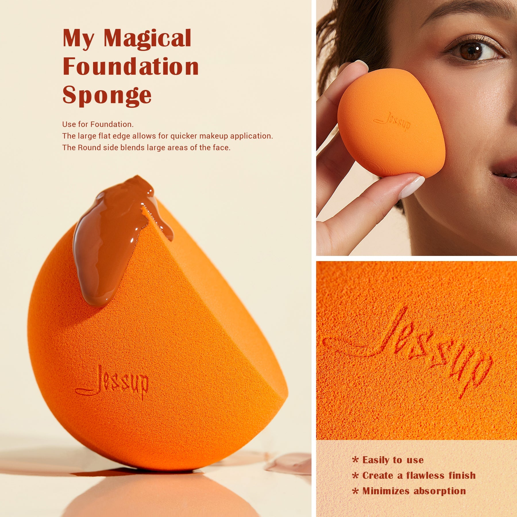 Makeup Sponge Set Face Soft Beauty Foundation Blender SP013 (7718393806895)