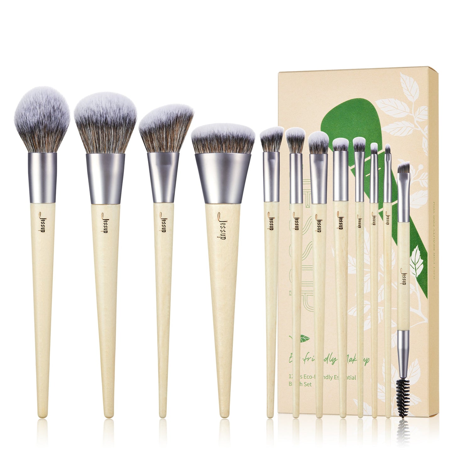 Sustainable and Eco-friendly Brush Set Low Waste 12Pcs T327 (7718393544751)