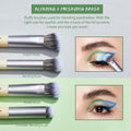 Eco-friendly Sustainable Eye and Brow Brush Set 8Pcs T328 (7718392823855)