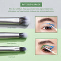 Eco-friendly Sustainable Eye and Brow Brush Set 8Pcs T328 (7718392823855)