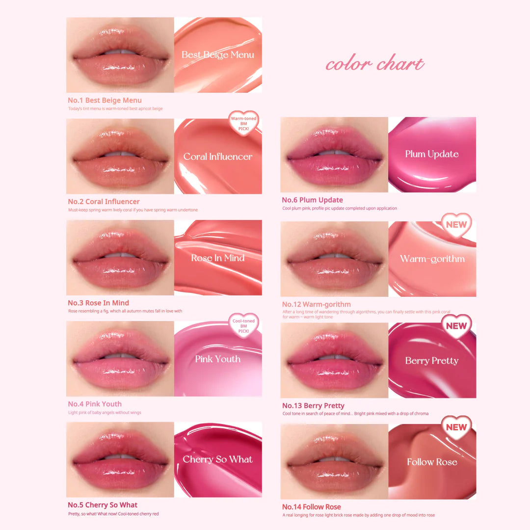 [Peripera] Ink Mood Glowy Tint NEW SHADES (7398892535855)