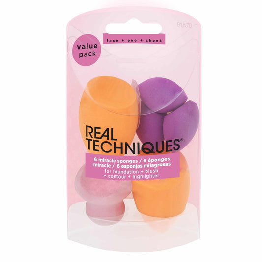 Real Techniques 6 Miracle Sponges (6755913105455)