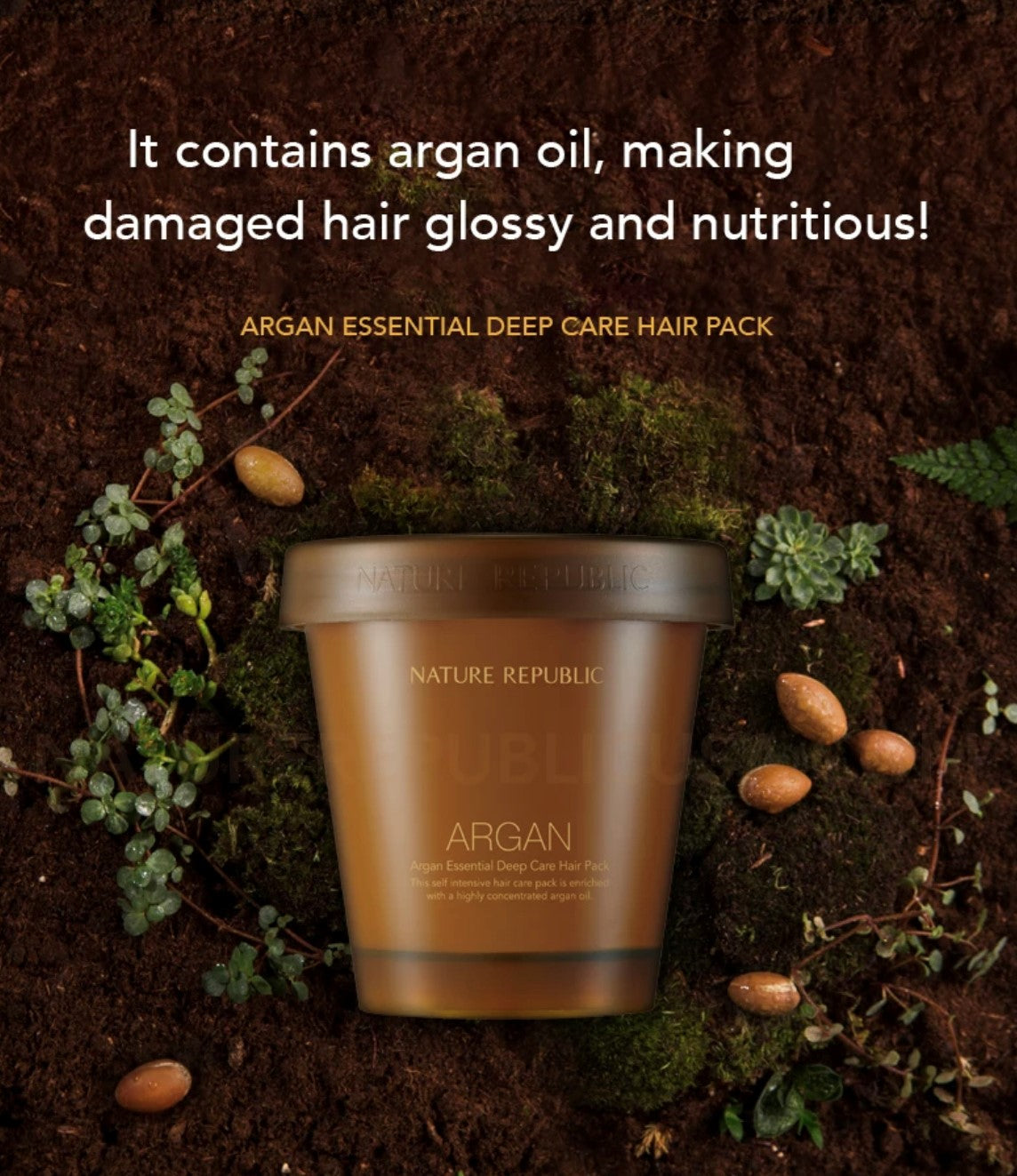 Nature Republic Argan Hair Pack (6814592106543)