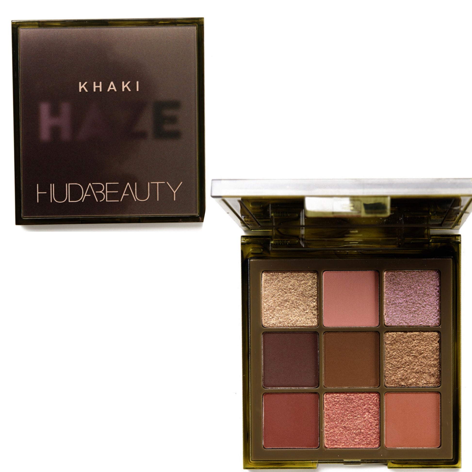 Huda Beauty Haze Eyeshadow Palette - Khaki (6588919316527)
