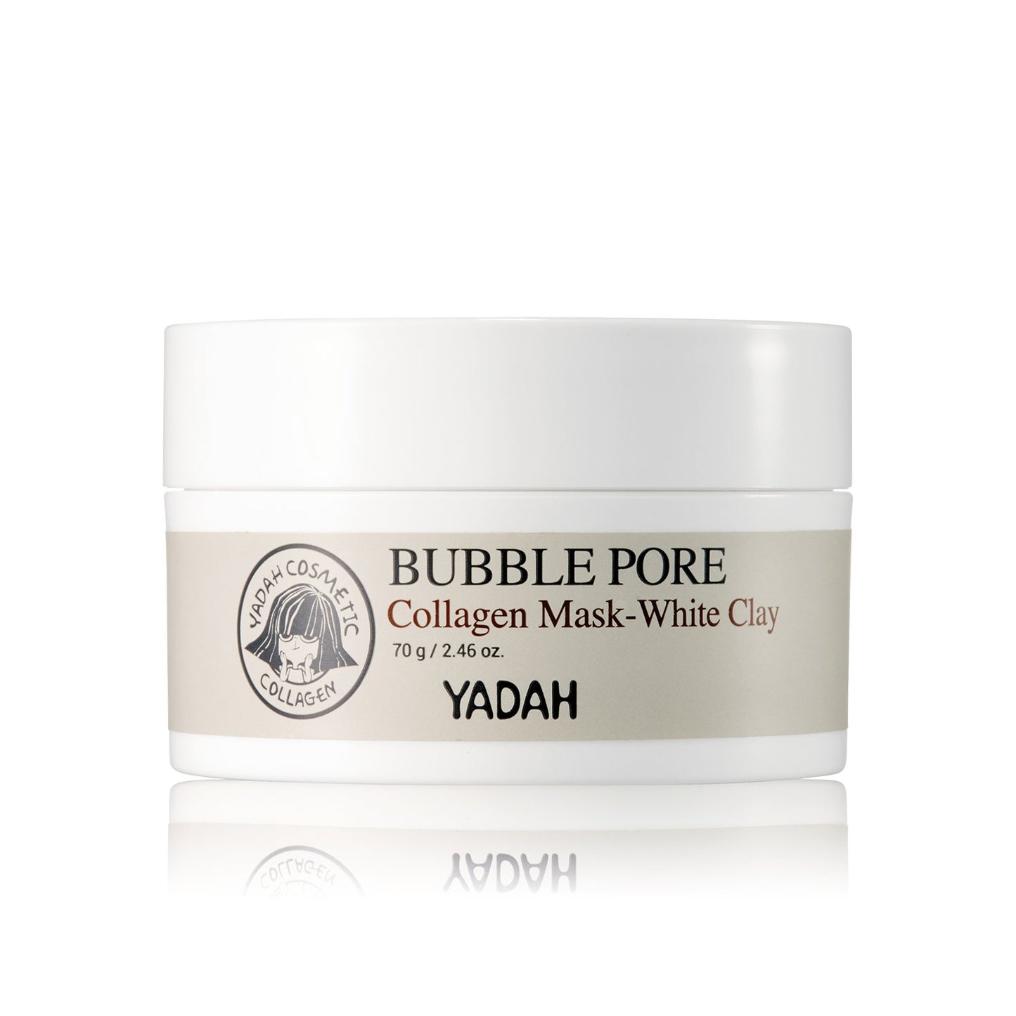 Yadah Bubble Pore Collagen Mask White Clay (4766642372655)