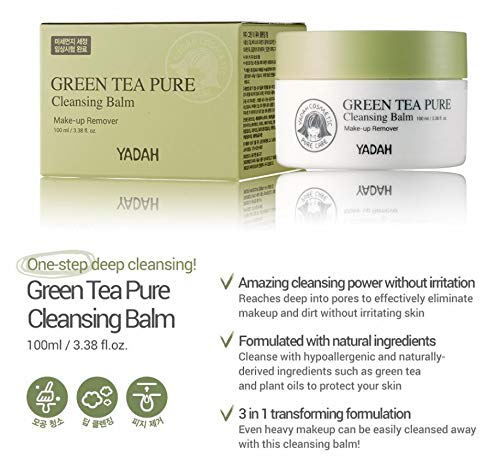 Yadah Green tea Pure Cleansing Balm (4766636736559)